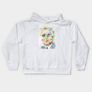 FRANKLIN D. ROOSEVELT - watercolor portrait Kids Hoodie